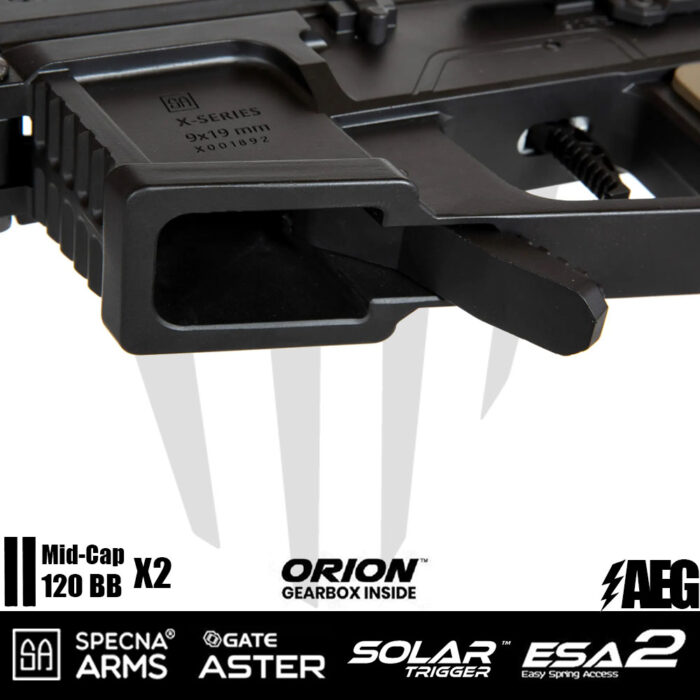 Specna Arms SA-X02 EDGE 2.0 GATE ASTER Airsoft Tüfeği – Siyah