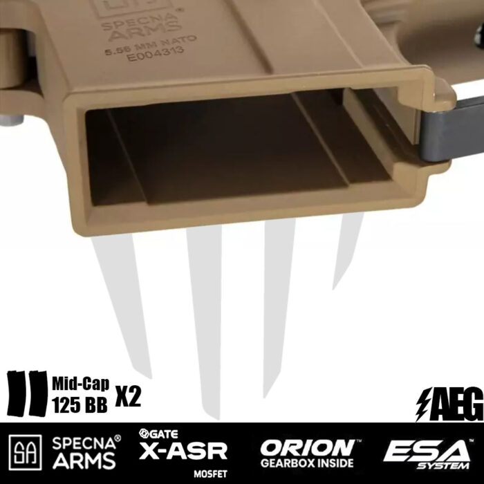 Specna Arms SA-E09 EDGE™ Airsoft Tüfeği – Tan