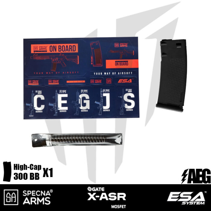 Specna Arms SA-F02 FLEX™ GATE X-ASR Airsoft Tüfeği – Siyah