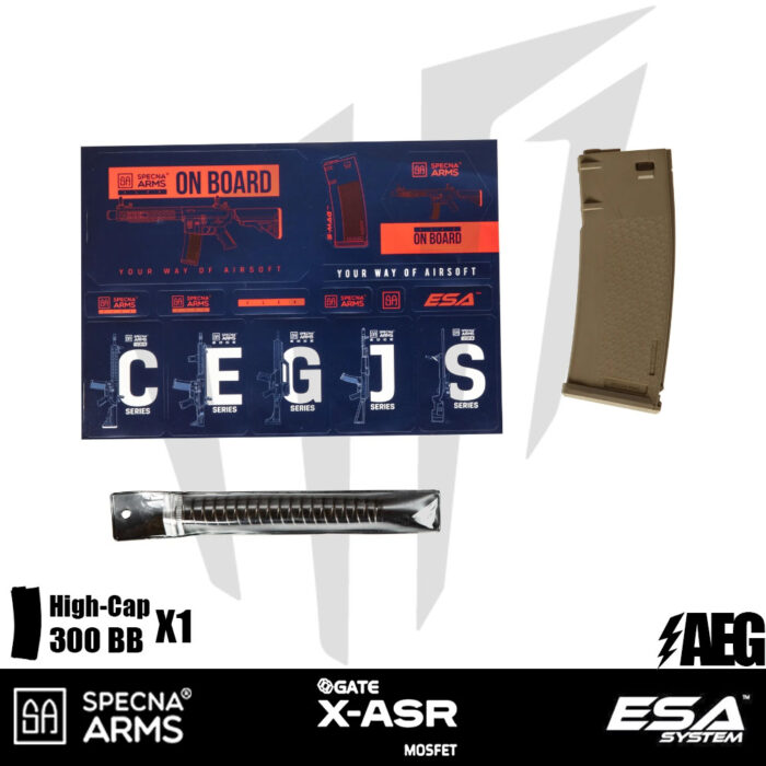 Specna Arms SA-F02 FLEX™ GATE X-ASR Airsoft Tüfeği – Yarım Tan