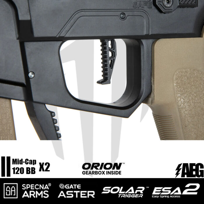 Specna Arms SA-X02 EDGE 2.0 GATE ASTER Airsoft Tüfeği – Siyah