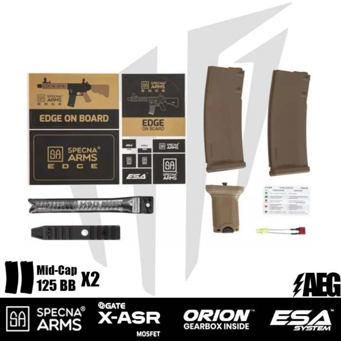 Specna Arms SA-E09 EDGE™ Airsoft Tüfeği – Tan