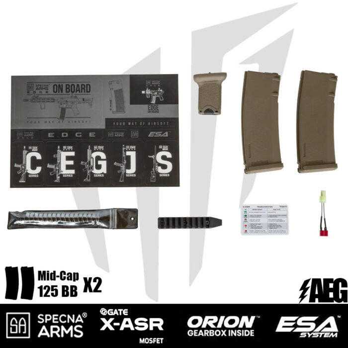 Specna Arms SA-E07-L EDGE™ RRA Airsoft Tüfeği – Yarım Tan