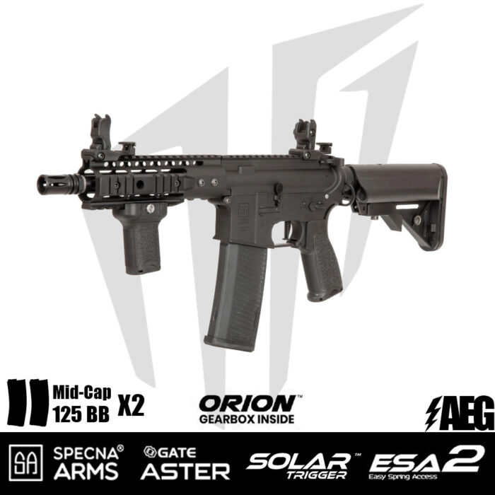 Specna Arms SA-E12 EDGE 2.0™GATE ASTER Airsoft Tüfeği – Siyah