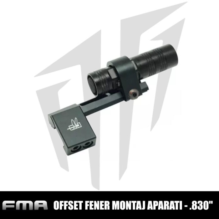 FMA Offset Fener Montaj Aparatı - .830'' - Siyah