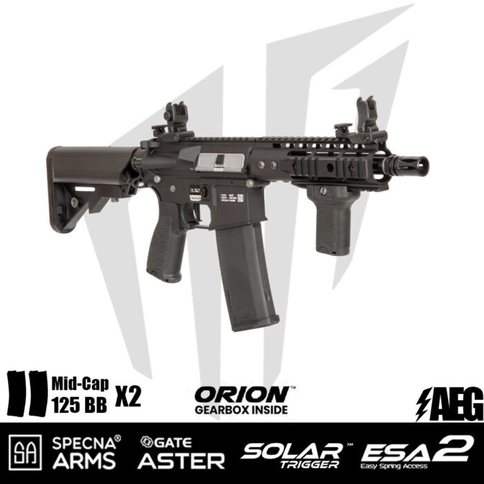 Specna Arms SA-E12 EDGE 2.0™GATE ASTER Airsoft Tüfeği – Siyah