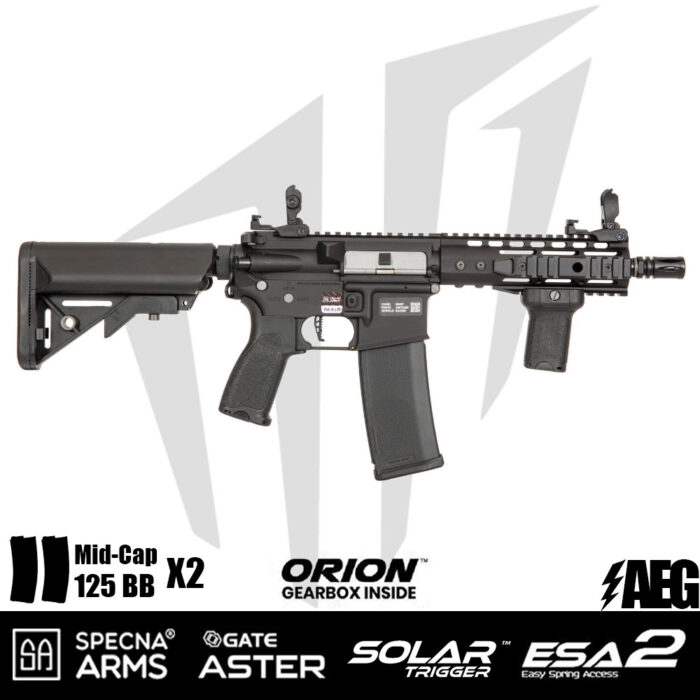 Specna Arms SA-E12 EDGE 2.0™GATE ASTER Airsoft Tüfeği – Siyah