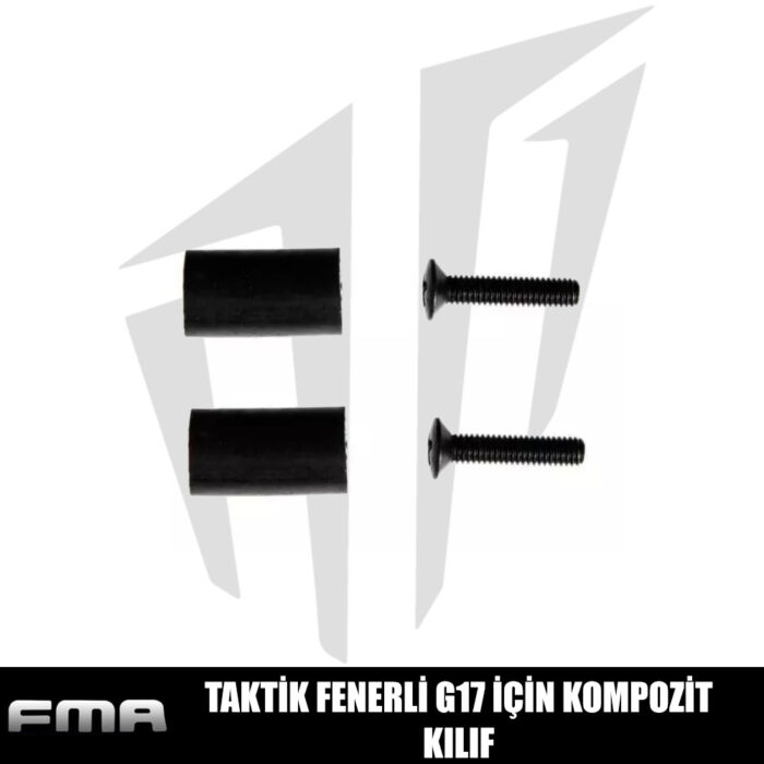 FMA Taktik Fenerli G17 Airsoft Tabancalar İçin Kompozit Kılıf - Siyah