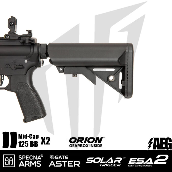 Specna Arms SA-E12 EDGE 2.0™GATE ASTER Airsoft Tüfeği – Siyah