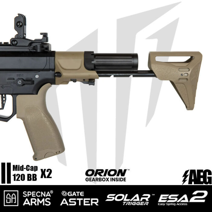 Specna Arms SA-X02 EDGE 2.0 GATE ASTER Airsoft Tüfeği – Siyah