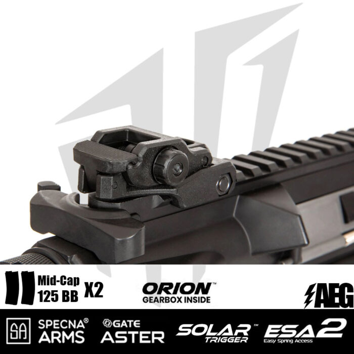 Specna Arms SA-E12 EDGE 2.0™GATE ASTER Airsoft Tüfeği – Siyah