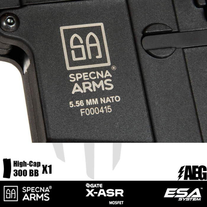 Specna Arms SA-F01 FLEX GATE X-ASR Airsoft Tüfeği – Siyah