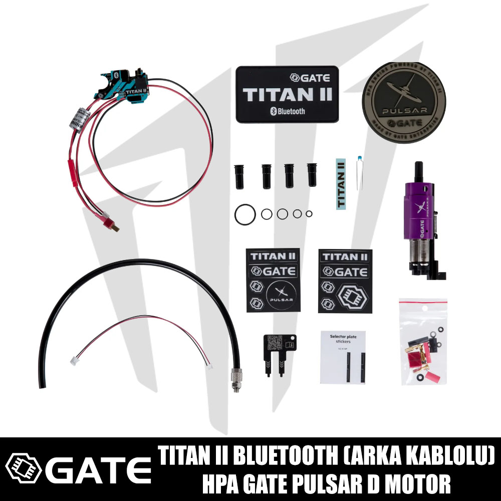GATE TITAN II Bluetooth® (Arka Kablolu) Sistemli HPA GATE PULSAR D Motor Seti