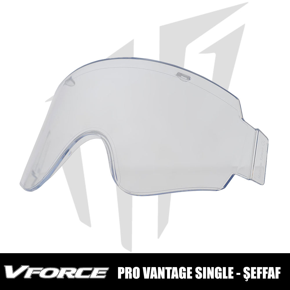 V-Force Armor & Pro Vantage Single Tek Cam - Şeffaf