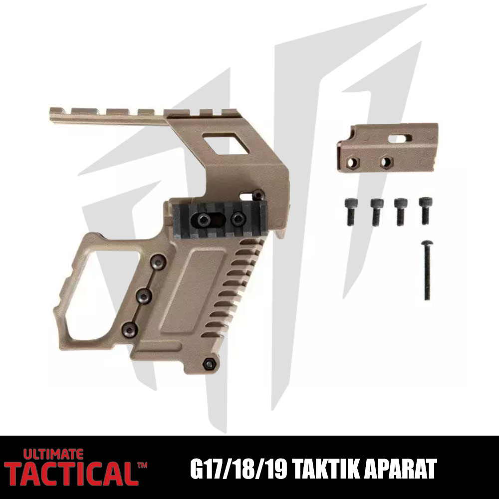 Ultimate Tactical G17/18/19 Airsoft Tabanca Taktık Aparat - Tan