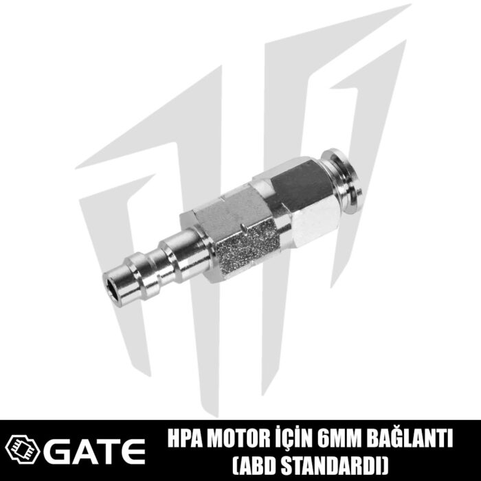 GATE HPA Motor İçin 6mm Bağlantı (ABD Standardı)