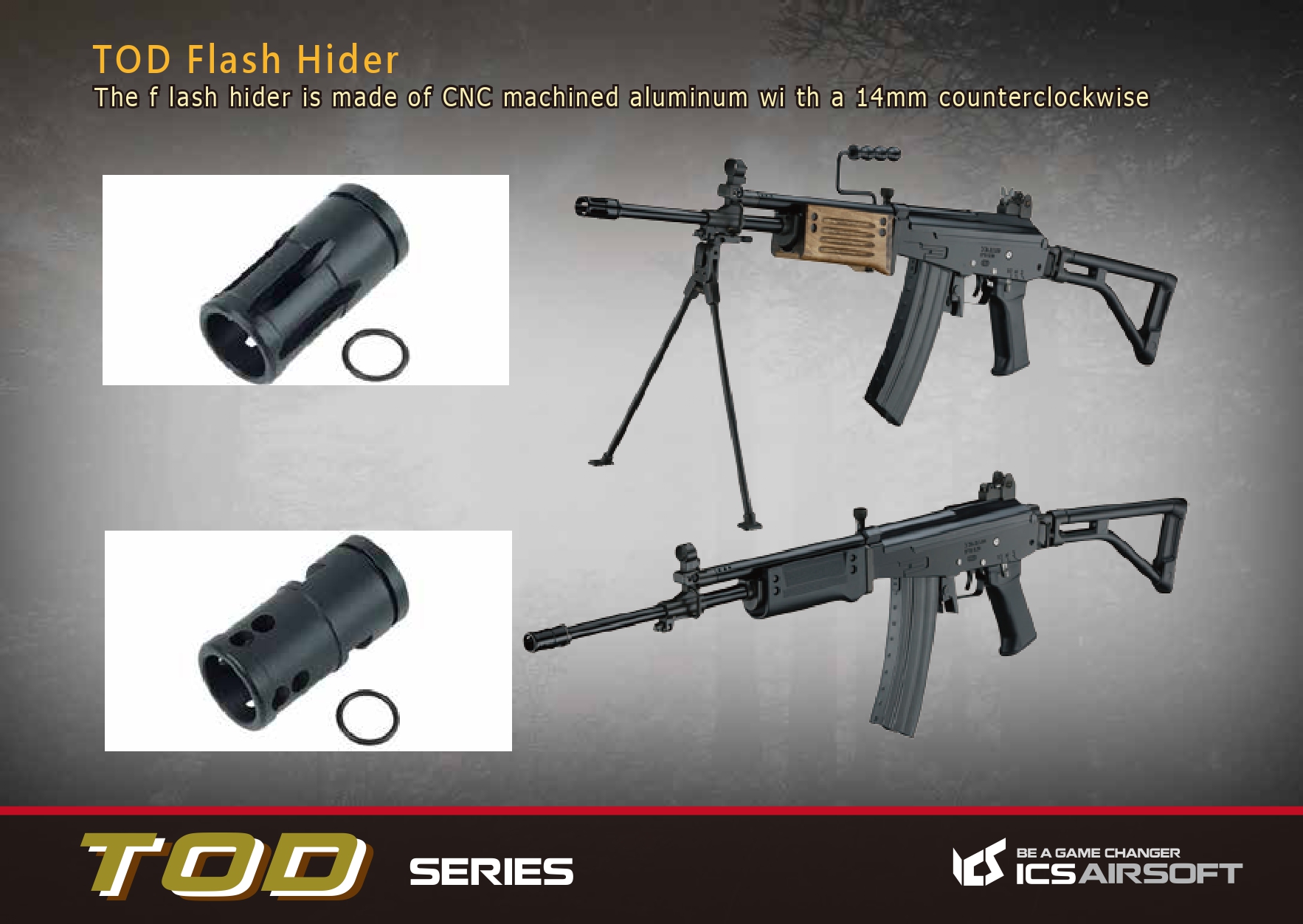 ICS Airsoft TOD ARM Airsoft Tüfeği – Siyah