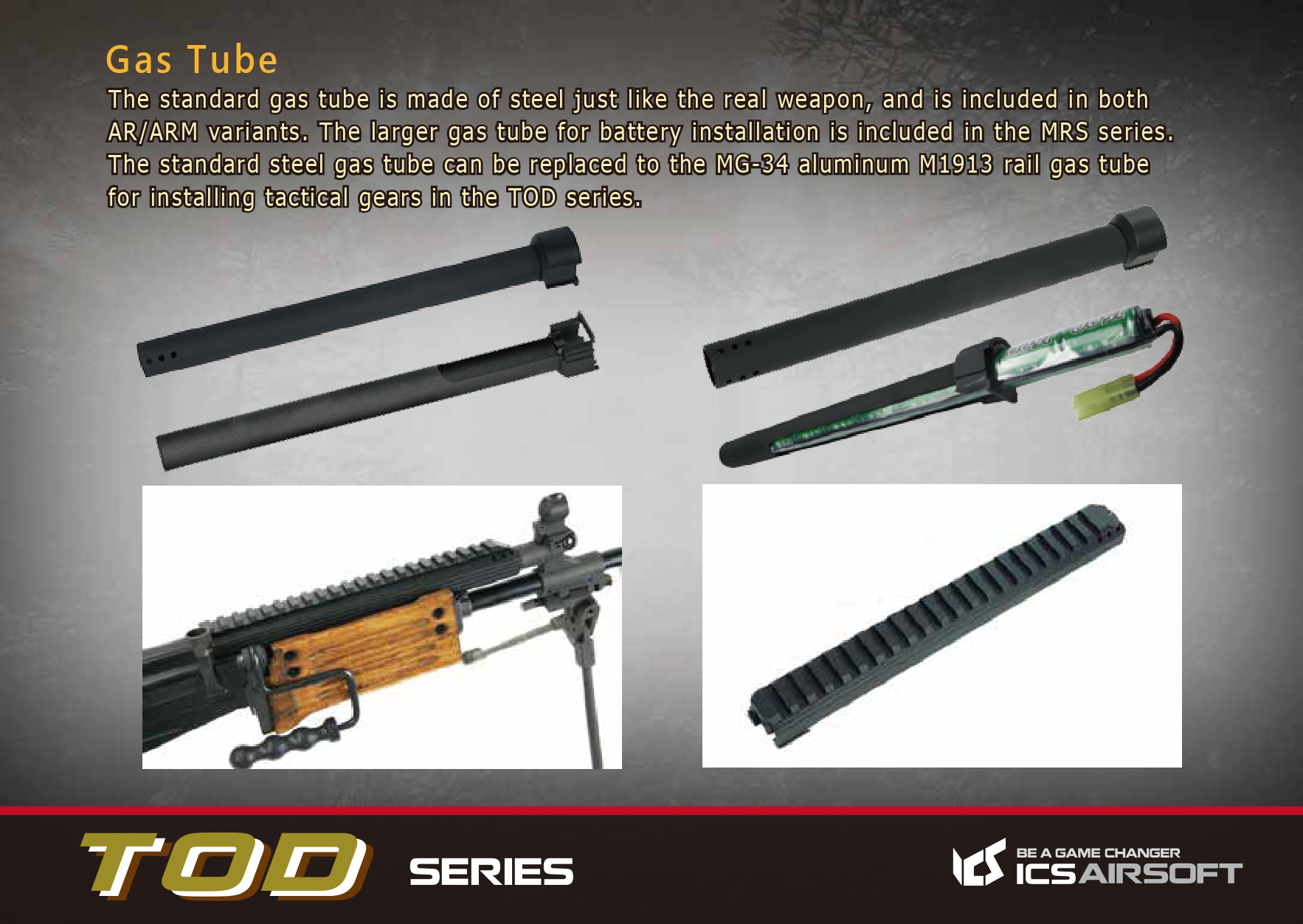 ICS Airsoft TOD ARM Airsoft Tüfeği – Siyah