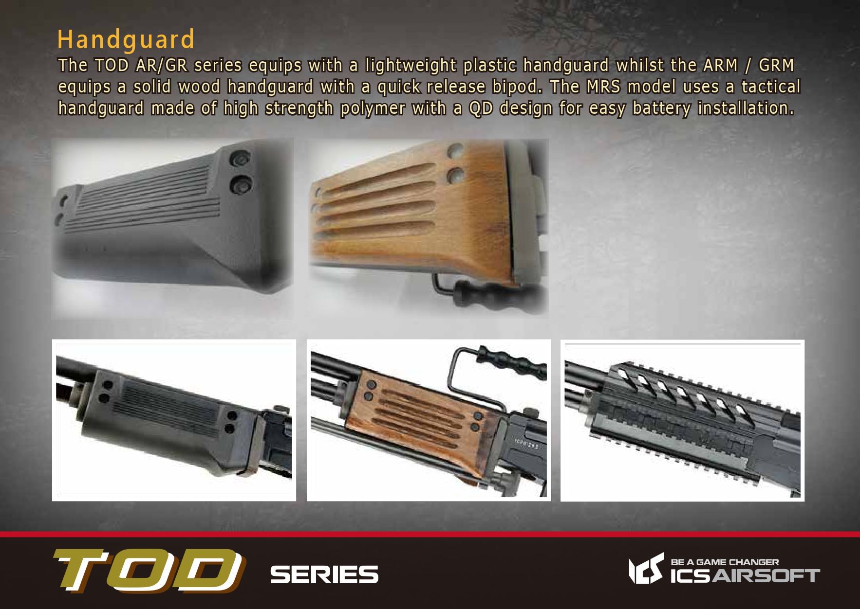 ICS Airsoft TOD ARM Airsoft Tüfeği – Siyah