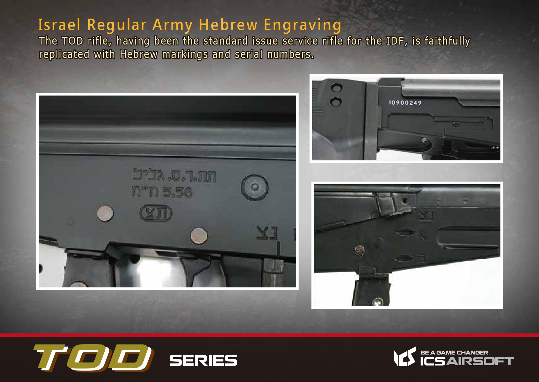 ICS Airsoft TOD ARM Airsoft Tüfeği – Siyah