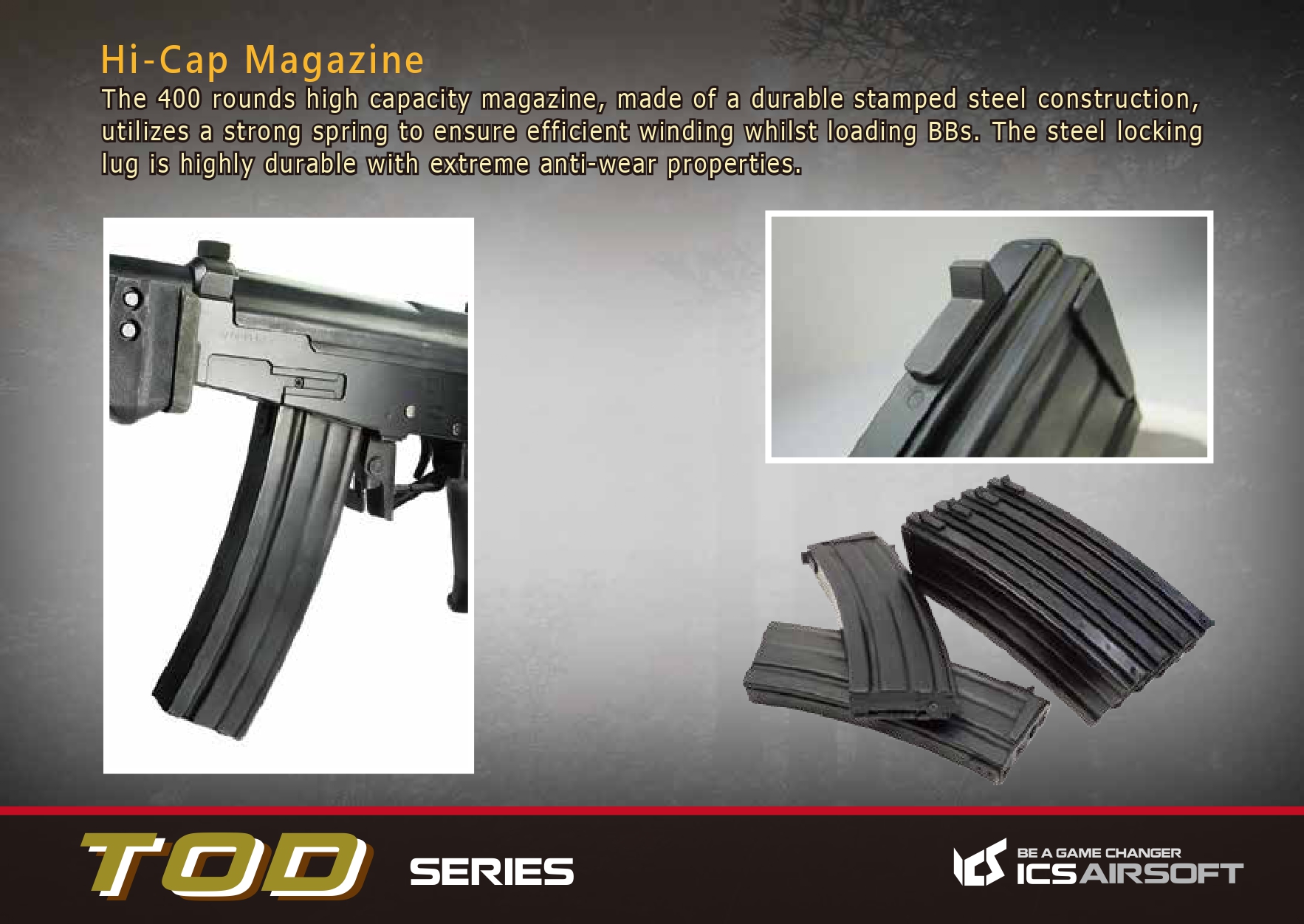 ICS Airsoft TOD ARM Airsoft Tüfeği – Siyah