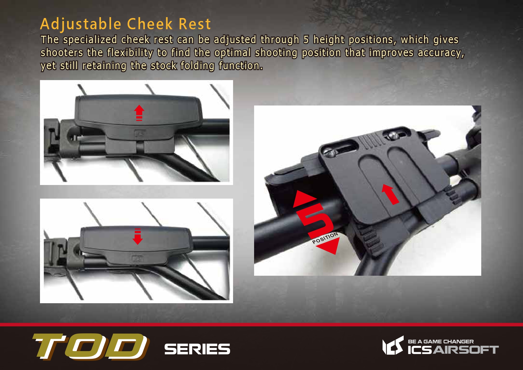 ICS Airsoft TOD ARM Airsoft Tüfeği – Siyah