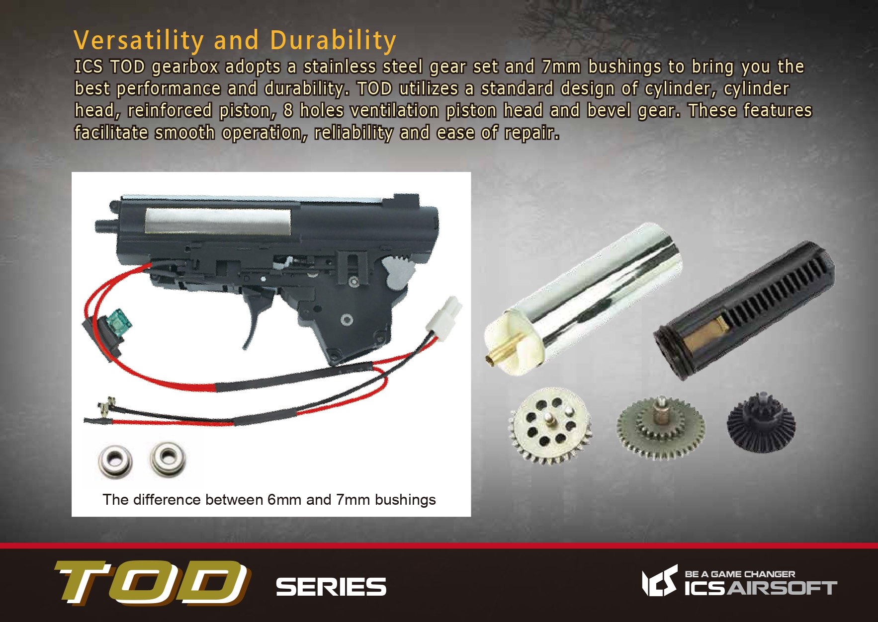 ICS Airsoft TOD ARM Airsoft Tüfeği – Siyah