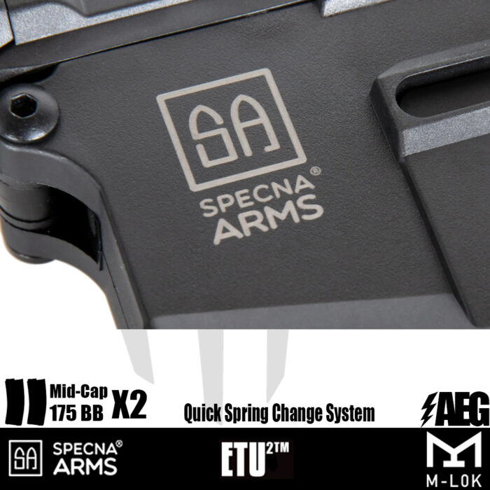 Specna Arms SA-F21 FLEX™ ETU2™ Airsoft Tüfeği – Siyah
