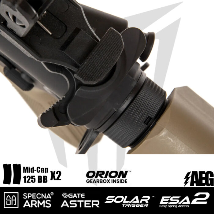 Specna Arms Daniel Defense® MK18 SA-E26 EDGE 2.0™ Airsoft Tüfeği – Chaos Bronz