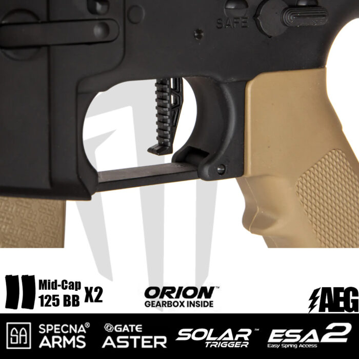 Specna Arms Daniel Defense® MK18 SA-E26 EDGE 2.0™ Airsoft Tüfeği – Chaos Bronz