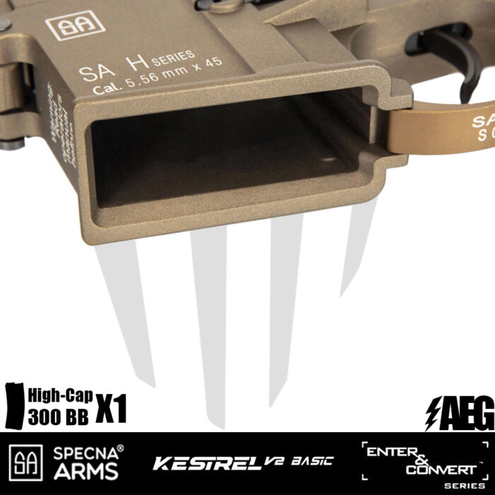 Specna Arms SA-H12 ONE™ Kestrel™ ETU Airsoft Tüfeği - Tan