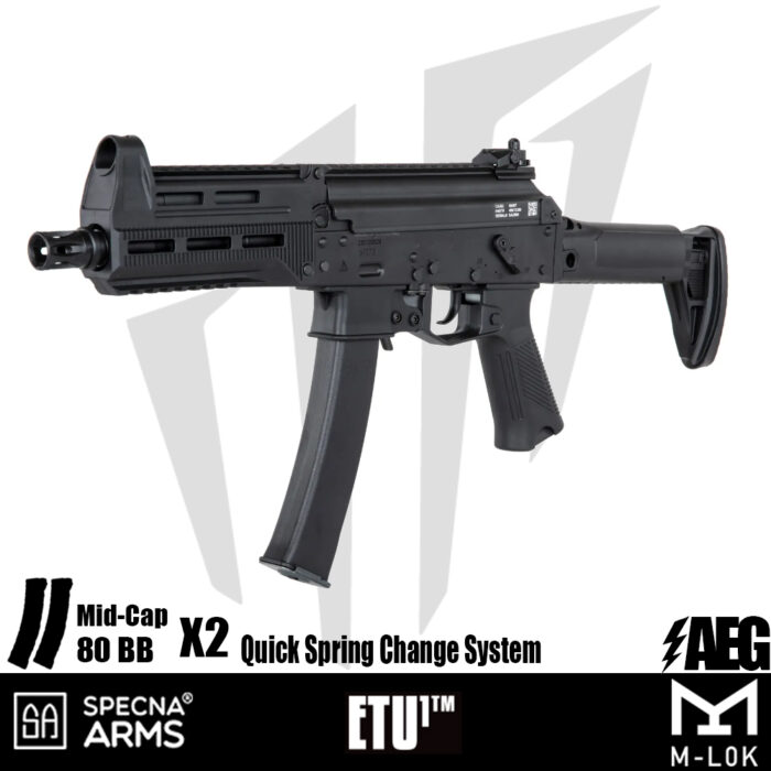 Specna Arms SA-J20 FLEX™ Airsoft Tüfeği – (30 rps) – Siyah