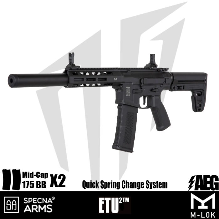 Specna Arms SA-F21 FLEX™ ETU2™ Airsoft Tüfeği – Siyah