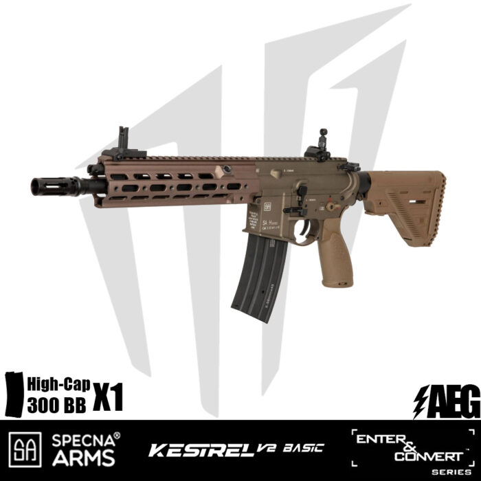 Specna Arms SA-H12 ONE™ Kestrel™ ETU Airsoft Tüfeği - Tan