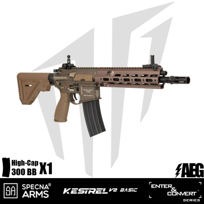 Specna Arms SA-H12 ONE™ Kestrel™ ETU Airsoft Tüfeği - Tan