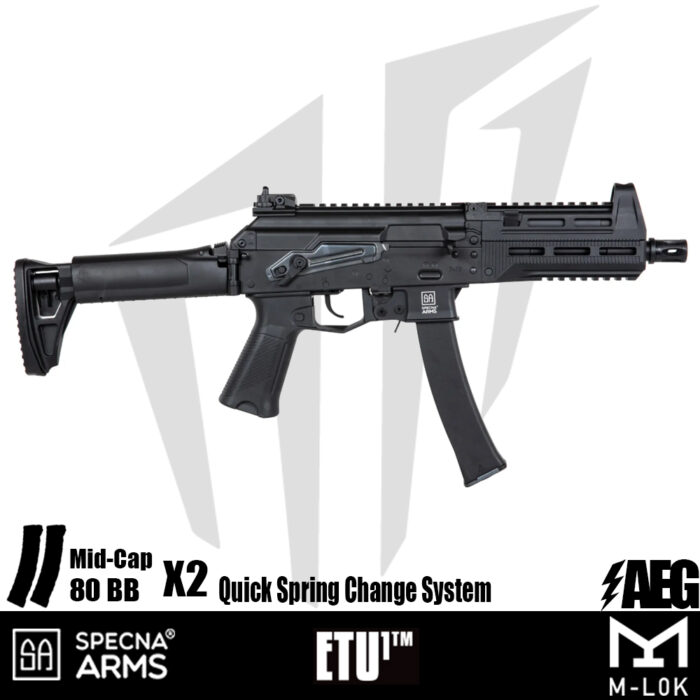 Specna Arms SA-J20 FLEX™ Airsoft Tüfeği – (30 rps) – Siyah