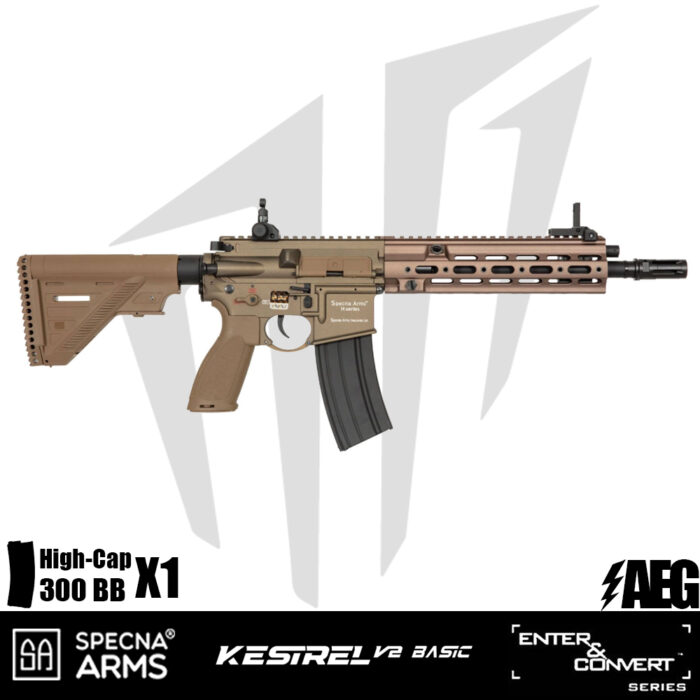 Specna Arms SA-H12 ONE™ Kestrel™ ETU Airsoft Tüfeği - Tan