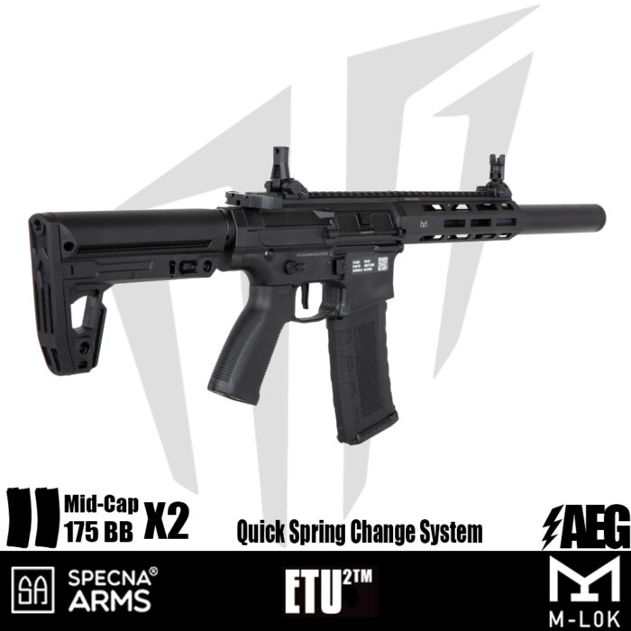Specna Arms SA-F21 FLEX™ ETU2™ Airsoft Tüfeği – Siyah