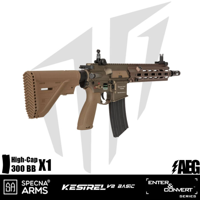 Specna Arms SA-H12 ONE™ Kestrel™ ETU Airsoft Tüfeği - Tan