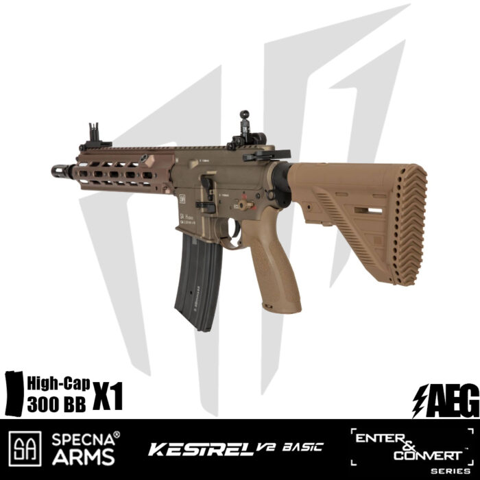 Specna Arms SA-H12 ONE™ Kestrel™ ETU Airsoft Tüfeği - Tan