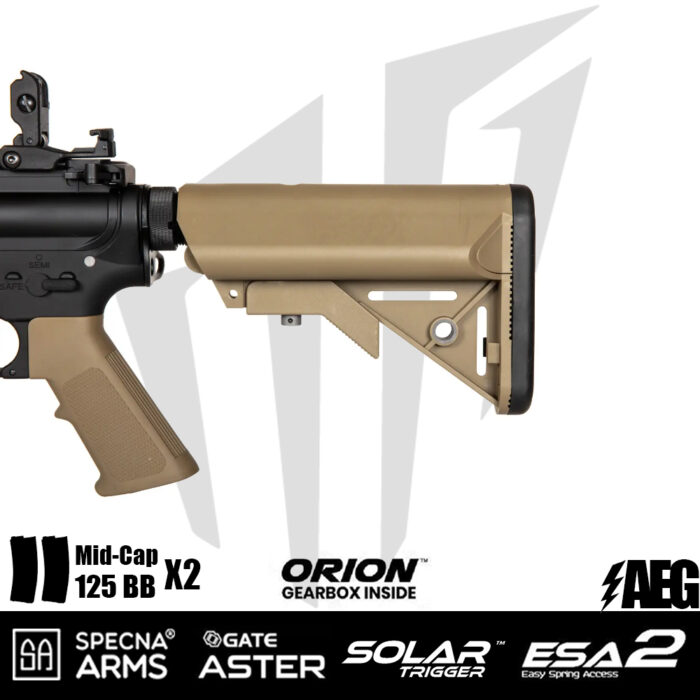 Specna Arms Daniel Defense® MK18 SA-E26 EDGE 2.0™ Airsoft Tüfeği – Chaos Bronz