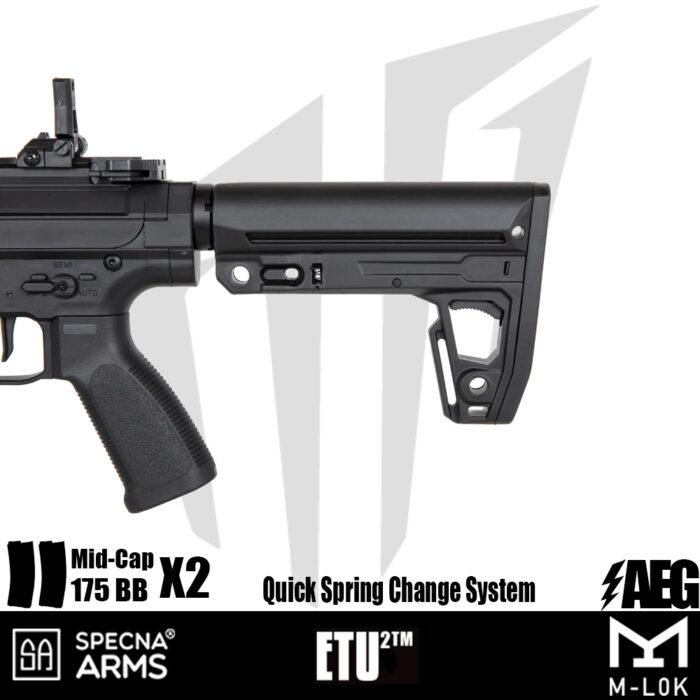 Specna Arms SA-F21 FLEX™ ETU2™ Airsoft Tüfeği – Siyah