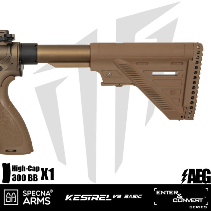 Specna Arms SA-H12 ONE™ Kestrel™ ETU Airsoft Tüfeği - Tan