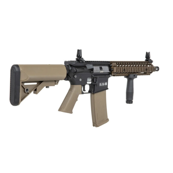 Specna Arms MK18 SA-P19 Prime™ Airsoft Tüfeği Daniel Defense® Kestrel™ ETU Fırçasız Motor – Chaos Bronze