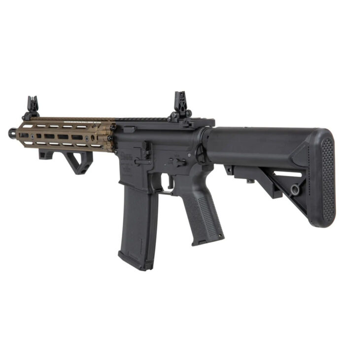 Specna Arms SA-P27 Prime™ Airsoft Tüfeği Daniel Defense® RIS III 10.5” Kestrel™ ETU Fırçasız Motor – Chaos Bronz