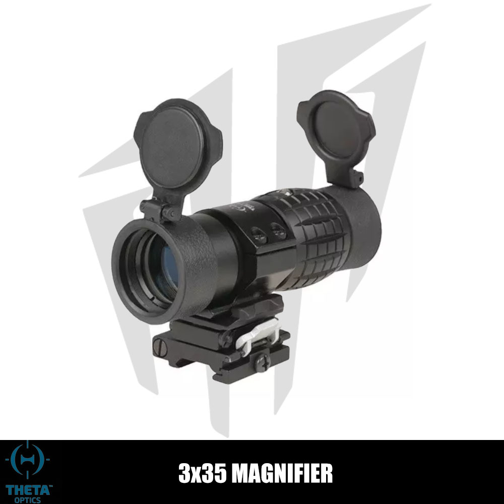 Theta Optics 3x35 Magnifier – Siyah