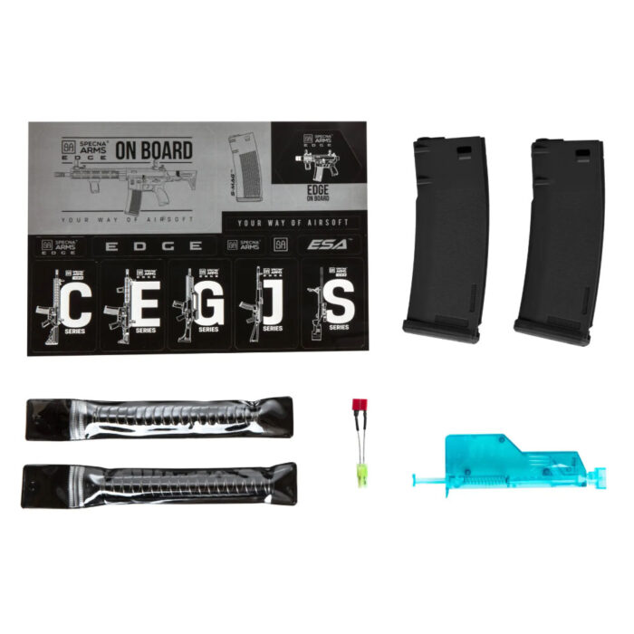 Specna Arms Daniel Defense® RIS III 12.5'' SA-P28 Prime™ Aster II ETU Fırçasız Motor Airsoft tüfeği – Siyah