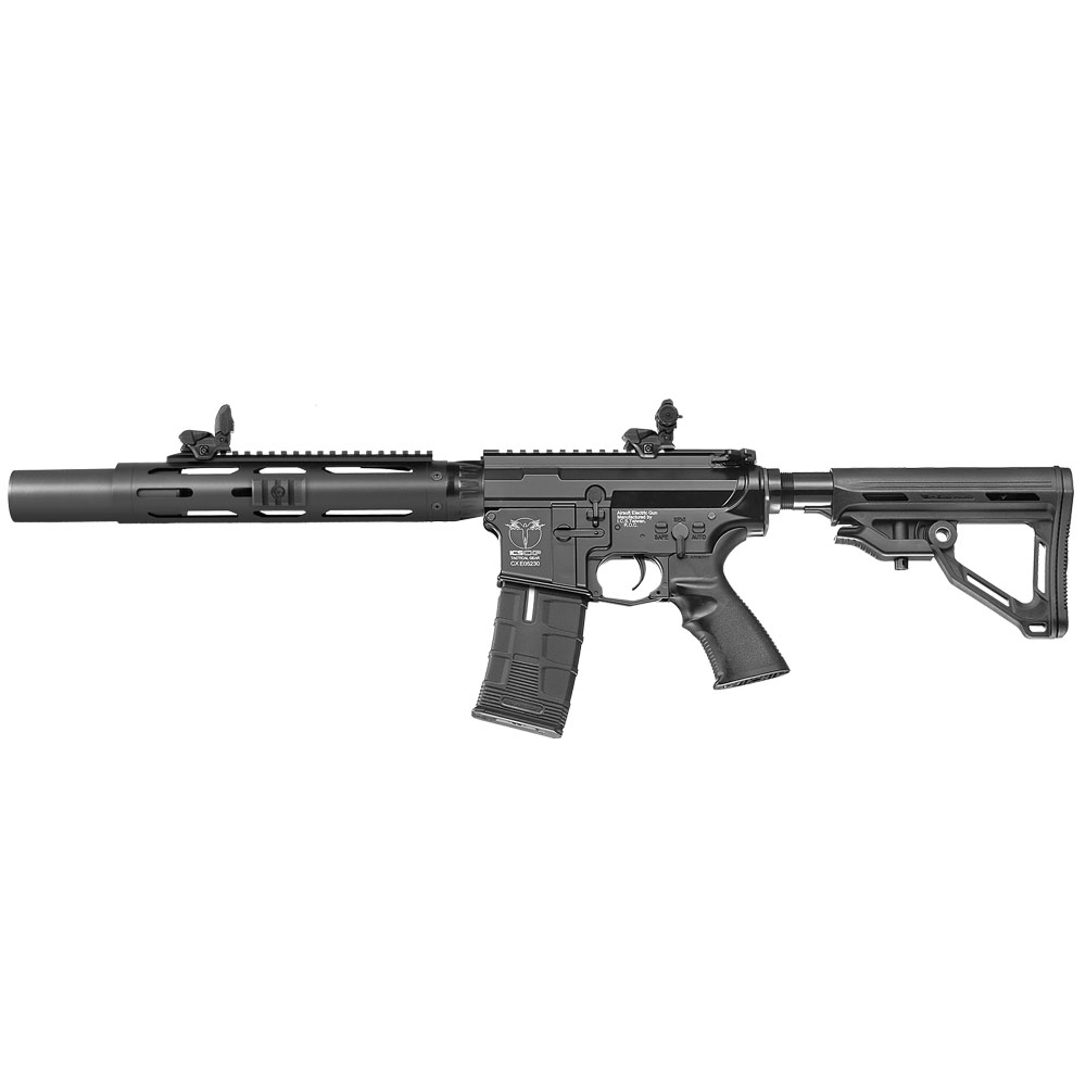 ICS Airsoft CXP-HOG Tubular SD MTR Airsoft Tüfeği - Siyah