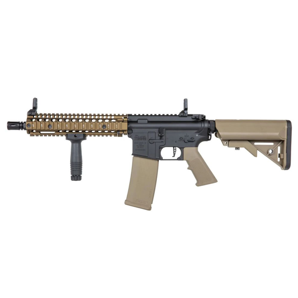 Specna Arms Daniel Defense® MK18 SA-P19 Prime™ Aster II ETU Fırçasız Motor Airsoft Tüfeği – Yarım Tan