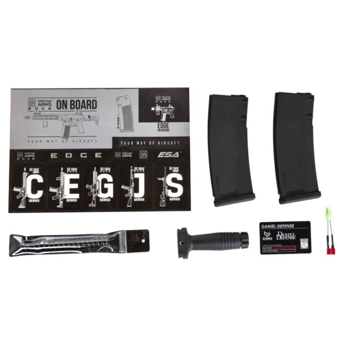 Specna Arms Daniel Defense® MK18 SA-E19 EDGE™ HAL™ ETU Airsoft Tüfeği – Siyah